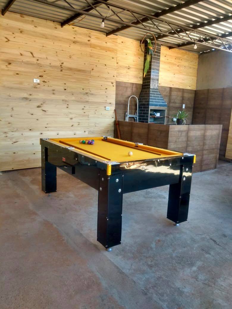 MESA BILHAR/SINUCA GAVETA RESIDENCIAL – CAMPO DE JOGO EM M