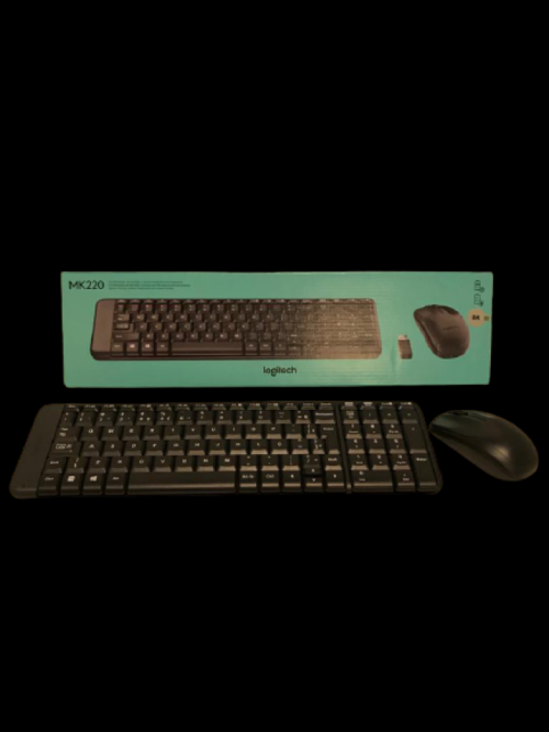 Imagem KIT TECLADO + MOUSE SEM FIO LOGITECH MK-220