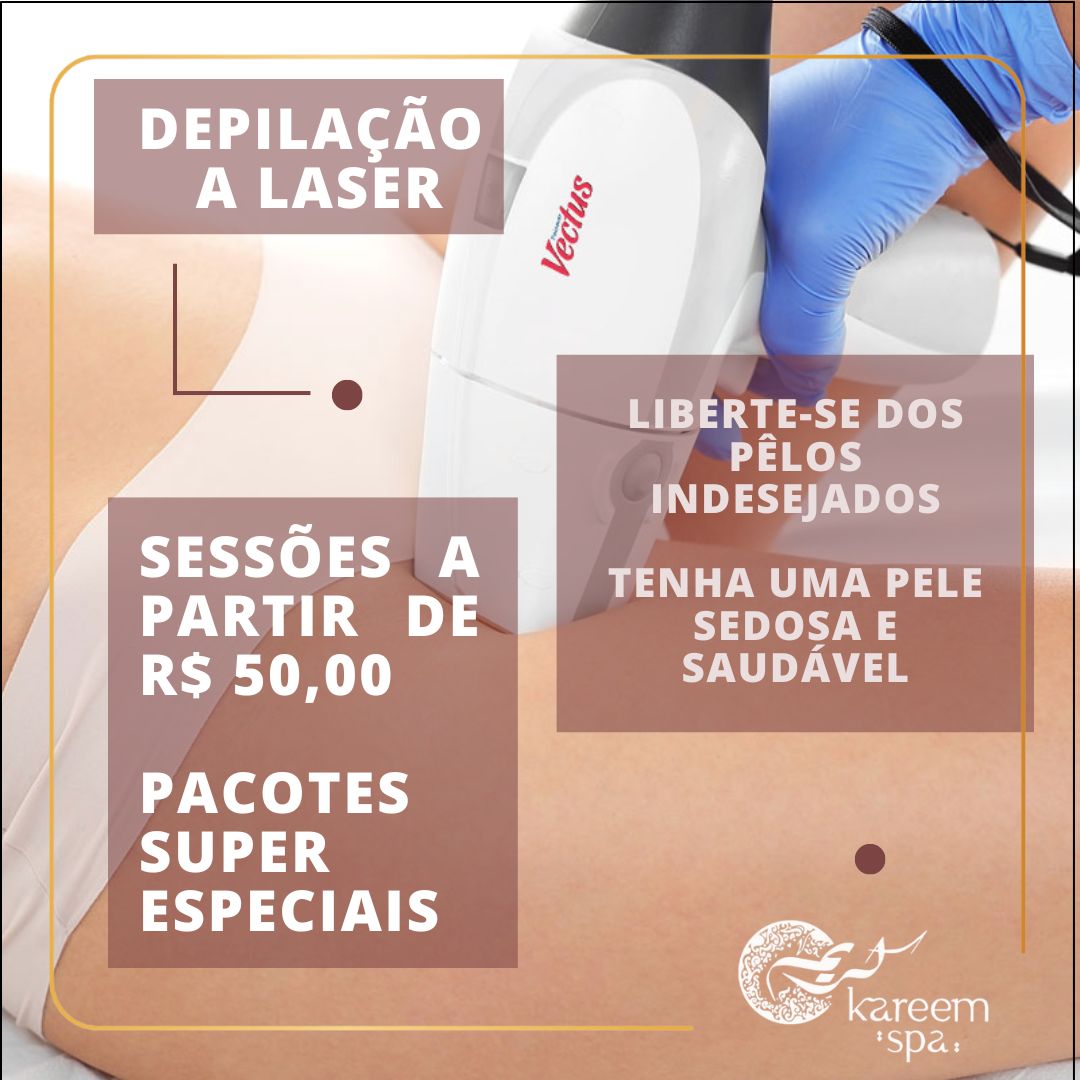Depilação a Laser - Pacotes Super Especiais