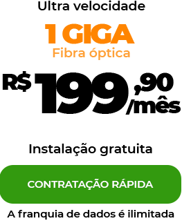 Internet ultra velocidade de 1 giga da OI por199