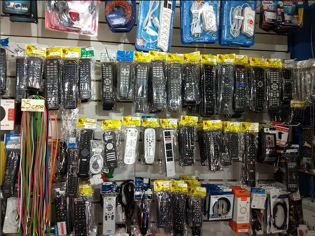 Controles e conversores para TVs 